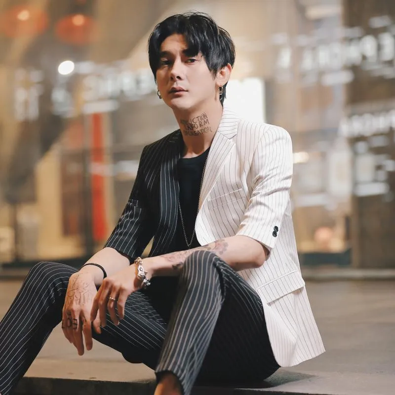 Men's Summer Striped Blazer